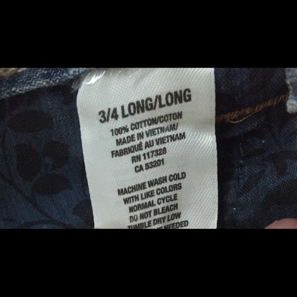 Aeropostale Long Flare Skinny Jean size 3/4 long - Picture 5 of 6